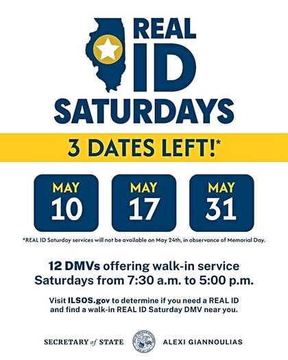 El servicio ampliado con Real ID los sábados estará vigente hasta el 31 de mayo