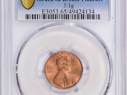 El Servicio de Calificación Profesional de Monedas (PCGS) la certificó como MS-65 Red (Imagen de Numastic News)