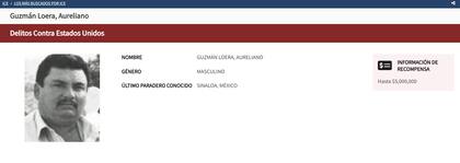 El Servicio de Control de Inmigración y Aduanas de Estados Unidos ofrece recompensa por información para su captura