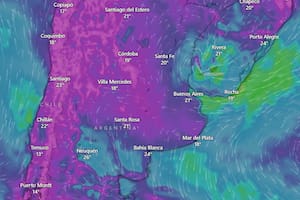 Lluvias aisladas, fuertes vientos y descenso de temperatura, así estará el clima este sábado en Buenos Aires