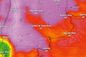 El Servicio Meteorológico Nacional advirtió la llegada de la masa de calor y dio recomendaciones