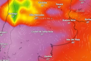 Avanza un frente de aire caliente con temperaturas extremas: cómo estará el clima este sábado