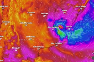 Alerta naranja por tormentas: lluvias intensas, viento fuerte y posible caída de granizo en estas provincias