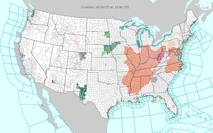 El Servicio Meteorológico Nacional alerta que el domo de calor alcanzará su pico este jueves en el Atlántico medio, con riesgo extremo para poblaciones vulnerables sin acceso a refrigeración adecuada