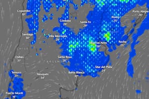 A qué hora llegan las tormentas a Buenos Aires hoy, lunes 23 de febrero