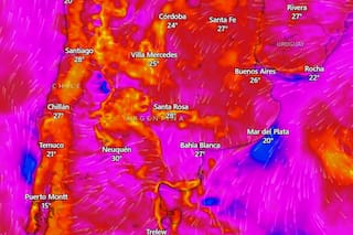 Soleado, con nubes y una máxima debajo de los 30° C: así estará el clima este sábado