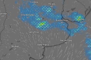 Cuándo llegan las tormentas y el frío, según el Servicio Meteorológico Nacional