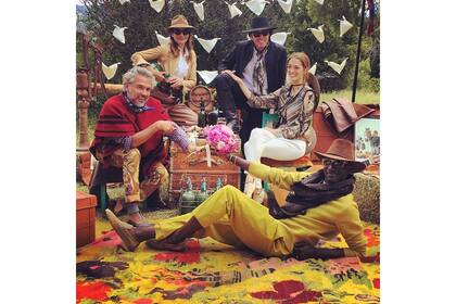 El setting donde todos posaron para las fotos. La camisita de Sofía es de Tramando