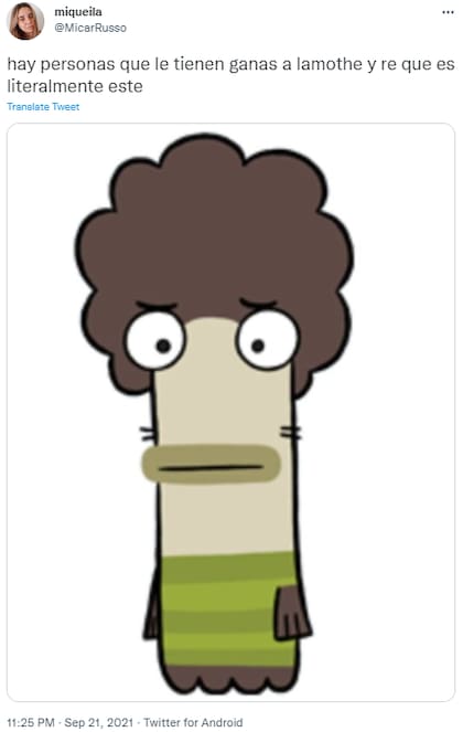 El sex appeal de Lamothe también generó reacciones en Twitter.