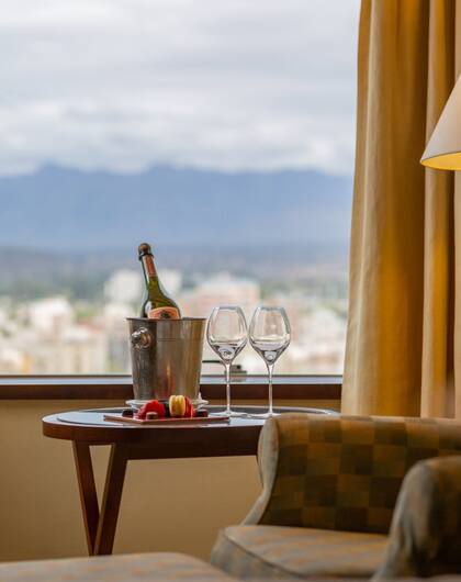 El Sheraton Mendoza regala algunas de las vistas más lindas de la ciudad.