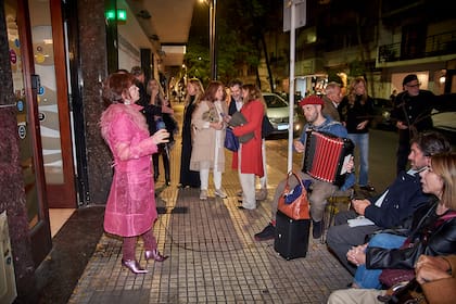 El show continuó durante la noche