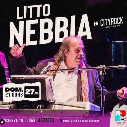 El show de Litto Nebbia de este domingo en Junín se suspendió debido a que el músico tuvo un accidente y sufrió la fractura de su húmero y rótula