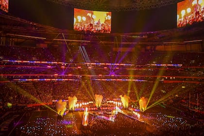 El show de Maroon 5 en el entretiempo de la final del Super Bowl 2019