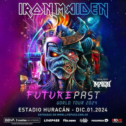 El show será el 1 de diciembre en el estadio de Huracán