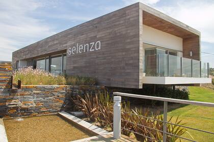 El showroom del lujoso complejo en Manantiales