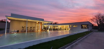 El showroom que montó la empresa para recibir a los potenciales clientes