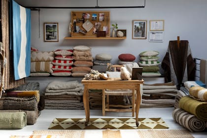 El showroom y taller de Maki Warmi está ubicado en el bajo de San Isidro.