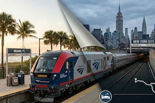 Cómo es la ruta de tren que va de Florida hasta Nueva York por hasta US$349 en abril 2026