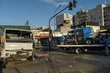El siniestro se produjo antes de las 4 en Avenida Sáenz al 1100 en Pompeya