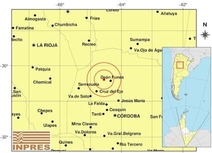 El sismo en Córdoba fue de 4,4 grados