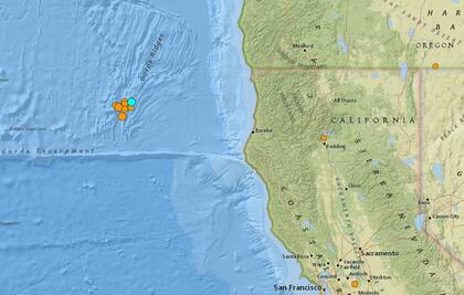 El sismo más fuerte de las últimas horas en Estados Unidos tuvo epicentro cerca de la ciudad de Crescent City, California
