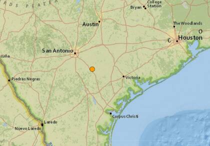 El sismo más fuerte de las últimas horas en Estados Unidos tuvo epicentro cerca de la localidad de Falls City, en Texas
