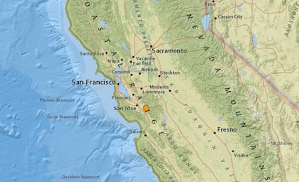 El sismo más fuerte de las últimas horas en territorio continental de Estados Unidos ocurrió en California