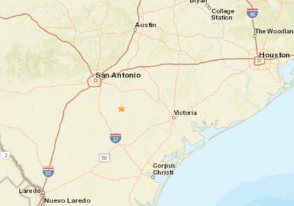 El sismo más fuerte de las últimas horas en EE.UU. tuvo epicentro cerca de Falls City, Texas