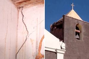 El sismo provocó daños materiales en varias zonas de la provincia riojana