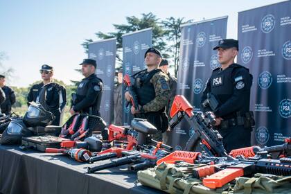 El sistema de armas no letales Byrna será usado por la PSA