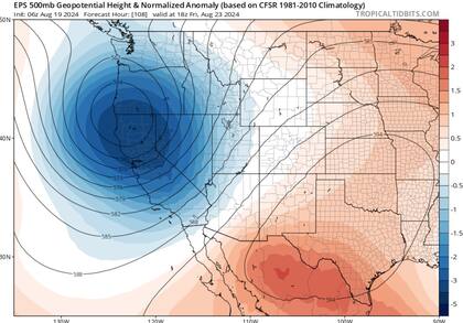 El sistema de baja presión "anómalamente profundo" afectará a casi todo California a finales de esta semana