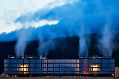 El sistema de refrigeración del centro de cómputo de Google en The Dalles, Oregon