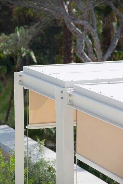 El sistema de última generación desde el que se manejan las cortinas de la galería