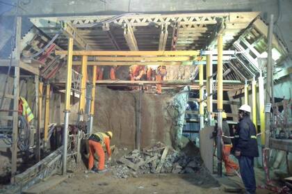 El sistema permitió construir el túnel sin cortar el tránsito