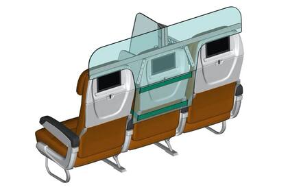 El sistema PlanBay cuenta con un divisor vertical y otro horizontal, y no bloquea el uso de las pantallas de entretenimiento