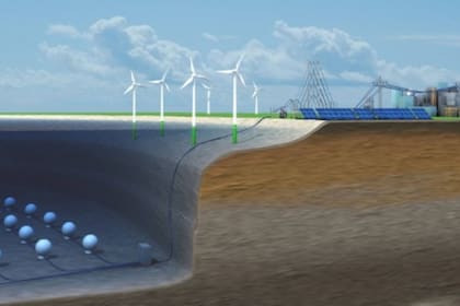 El sistema prevé la interacción entre parques eólicos de alta capacidad y las esferas submarinas
