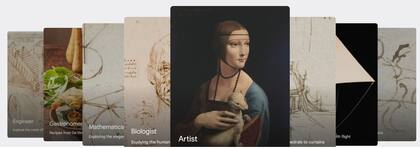 El sitio aborda las creaciones multidisciplinarias del maestro del Renacimiento