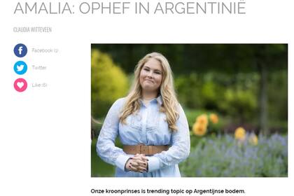 El sitio de noticias Nouvelle publicó una nota que hace referencia al escándalo, cuenta que Amalia es tendencia en nuestro país y que afirma que la tapa de la revista es discriminatoria