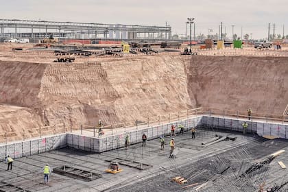 El sitio de una de las futuras fábricas de Intel en Chandler. Para construir sus instalaciones, Intel necesitará aproximadamente 5000 trabajadores de la construcción calificados durante tres años