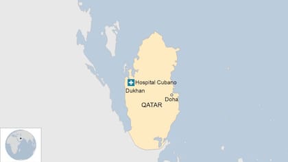 El sitio donde está ubicado el Hospital Cubano