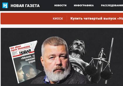 El sitio Novaya Gazeta