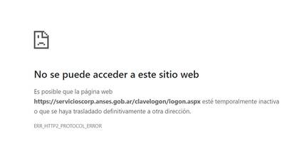 El sitio oficial recibió lata demanda y momentáneamente arroja un error en la carga