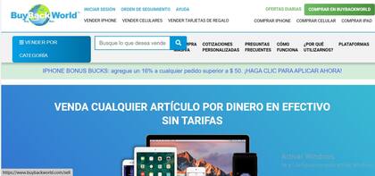 El sitio permite acceder a cotizaciones personalizadas y a diferentes opciones de pago