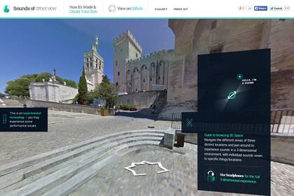 El sitio Sounds of Street View aún está limitado a tres ubicaciones del servicio de Google en París y Estados Unidos