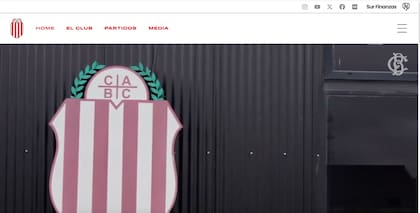 El sitio web de Barracas Central