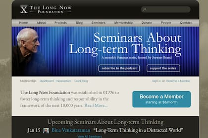 El sitio web de la fundación presenta varias opciones.