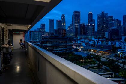El skyline de Singapur 