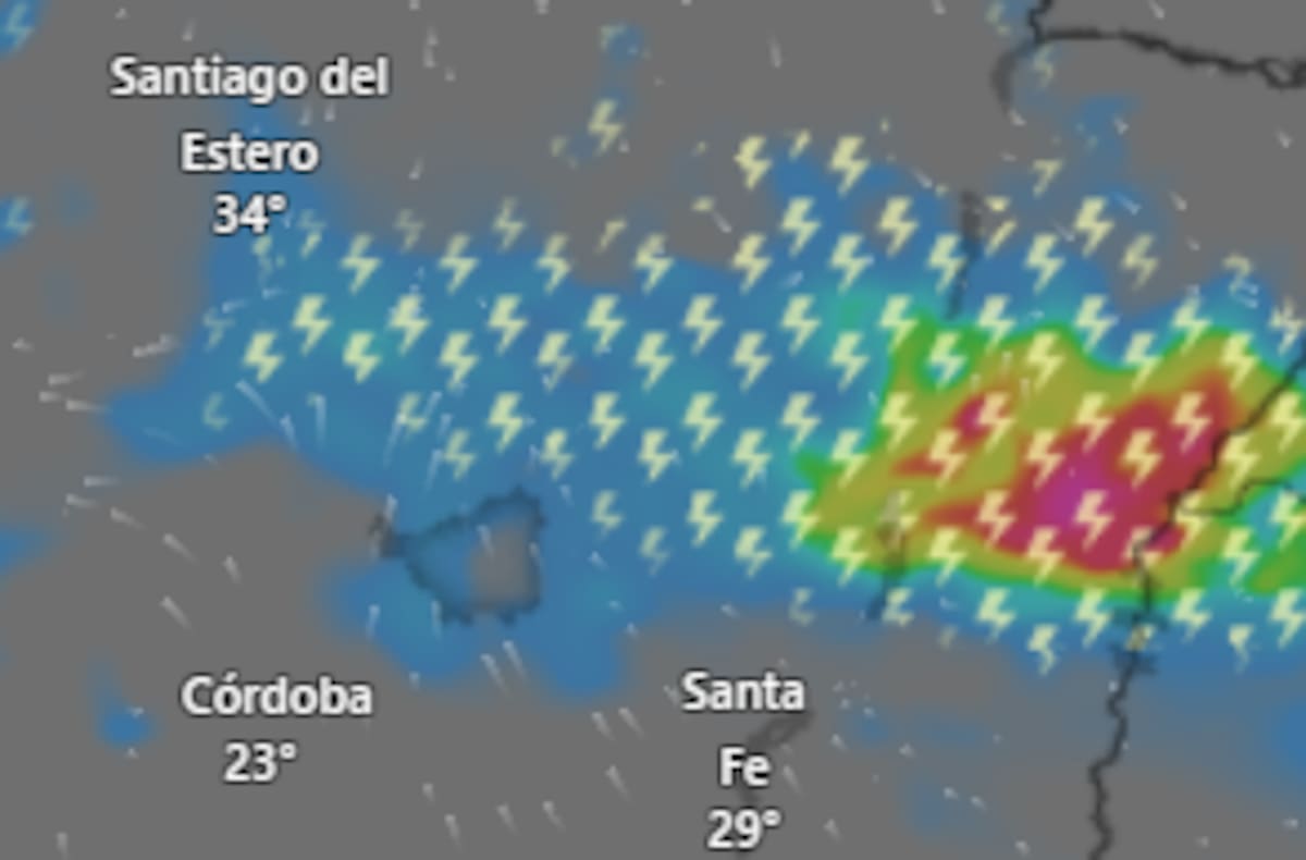 Hay alerta amarilla por tormentas, lluvias y viento para este miércoles: las provincias afectadas