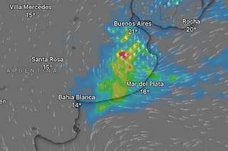 Hay alertas naranja y amarilla por tormentas, nevadas y vientos para este martes 21 de abril: las provincias afectadas