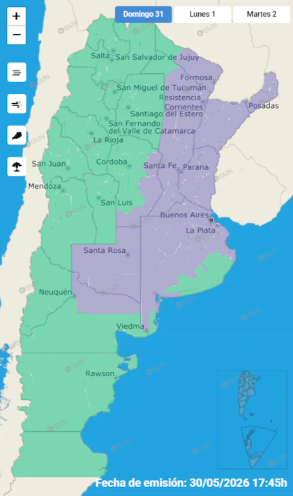 El SMN emitió una advertencia por niebla que implica a 11 distritos de la Argentina